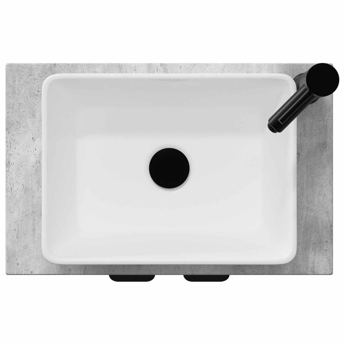 Mobilă de baie cu chiuvetă Gri Beton 54 x 35 x 83 cm - WALTI WALTI