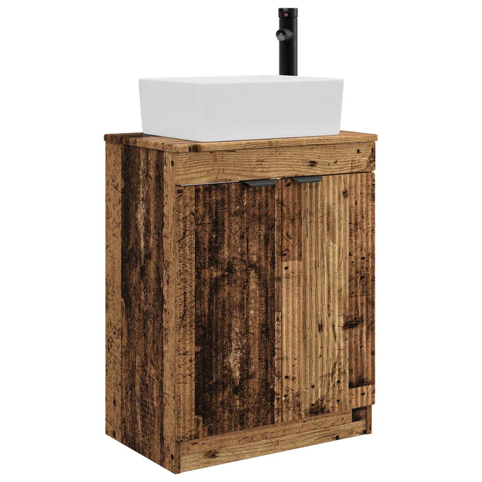 Mobilă de baie cu chiuvetă Lemn vechi 54 x 35 x 83 cm - WALTI WALTI