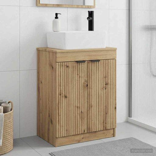 Mobilă de baie cu chiuvetă Stejar Artizanal 54 x 35 x 83 cm - WALTI WALTI