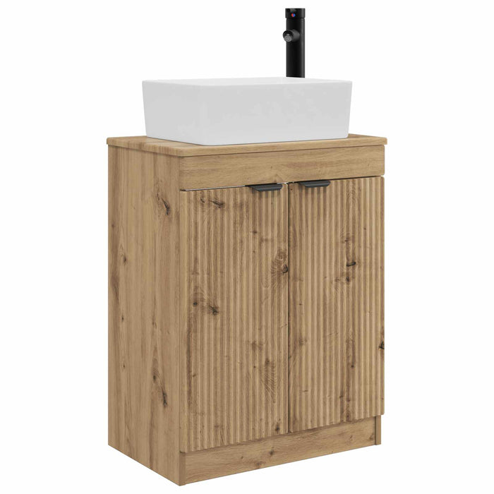 Mobilă de baie cu chiuvetă Stejar Artizanal 54 x 35 x 83 cm - WALTI WALTI