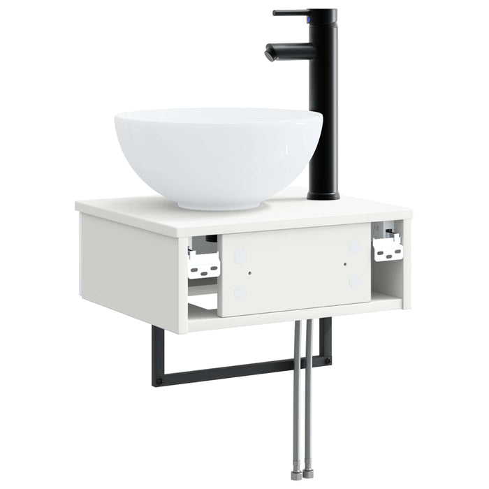 Basin de spălare montat pe perete Alb 40 x 35 x 39 cm - WALTI WALTI