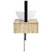 Basin de spălare montat pe perete Stejar Sonoma 40 x 35 x 39 cm - WALTI WALTI