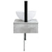 Basin de spălare montat pe perete Gri Beton 40 x 35 x 39 cm - WALTI WALTI