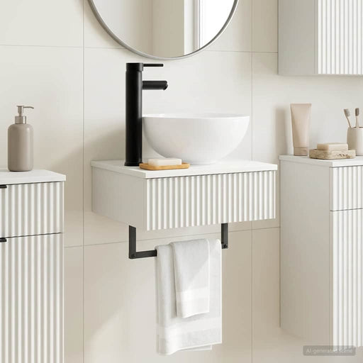 Basin de spălare montat pe perete Alb foarte lucios - WALTI WALTI