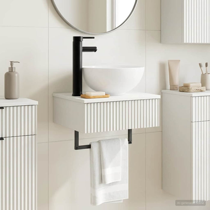 Basin de spălare montat pe perete Alb foarte lucios - WALTI WALTI