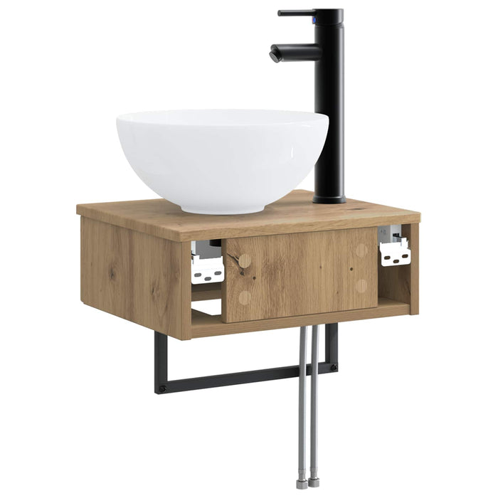 Basin de spălare montat pe perete Stejar Artizanal - WALTI WALTI