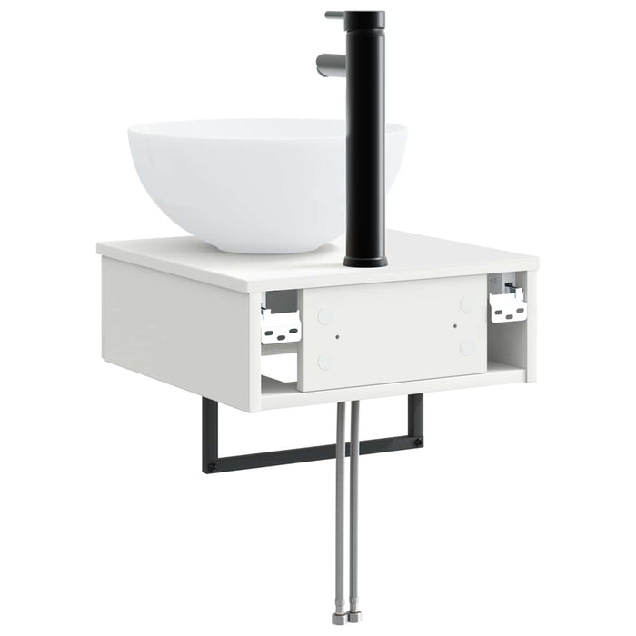 Basin de spălare montat pe perete Alb 40 x 41 x 40,5 cm - WALTI WALTI