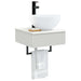 Basin de spălare montat pe perete Alb 40 x 41 x 40,5 cm - WALTI WALTI