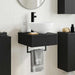 Basin de spălare montat pe perete Negru 40 x 41 x 40,5 cm - WALTI WALTI
