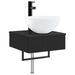 Basin de spălare montat pe perete Negru 40 x 41 x 40,5 cm - WALTI WALTI