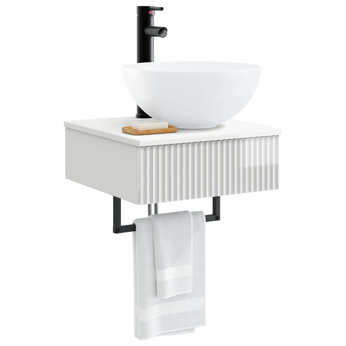 Basin de spălare montat pe perete Alb foarte lucios - WALTI WALTI