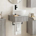 Basin de spălare montat pe perete Sonoma gri 40 x 41 x 40,5 cm - WALTI WALTI