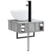 Basin de spălare montat pe perete Sonoma gri 40 x 41 x 40,5 cm - WALTI WALTI