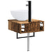 Basin de spălare montat pe perete Lemn vechi 40 x 41 x 40,5 cm - WALTI WALTI