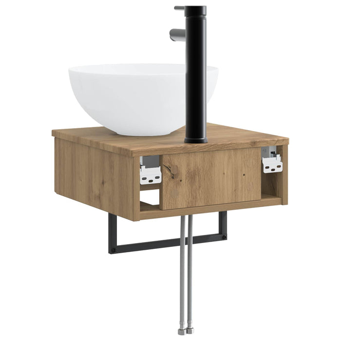 Basin de spălare montat pe perete Stejar Artizanal - WALTI WALTI