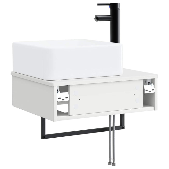 Basin de spălare montat pe perete Alb 50 x 41 x 39 cm - WALTI WALTI