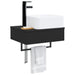 Basin de spălare montat pe perete Negru 50 x 41 x 39 cm - WALTI WALTI