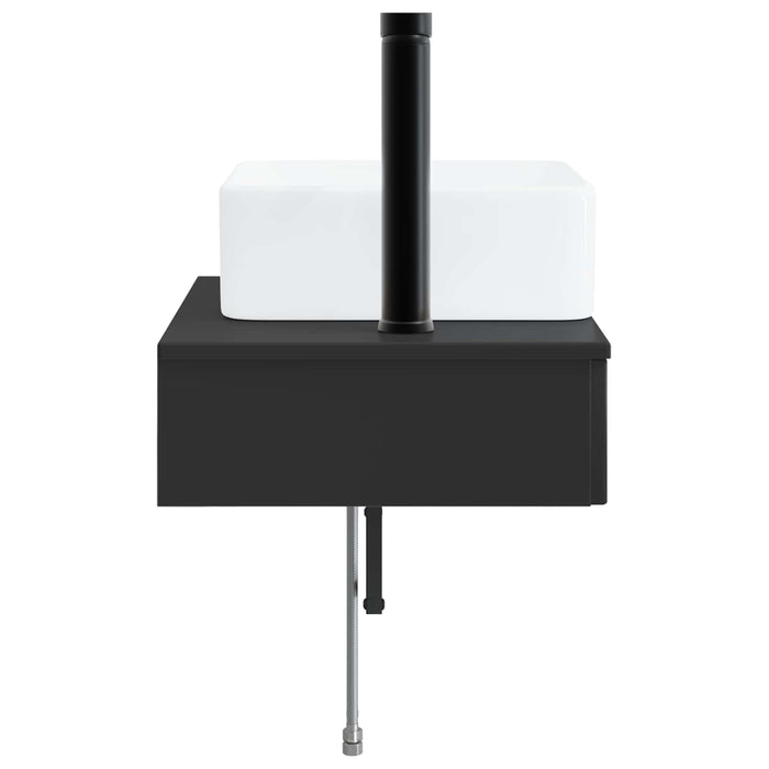 Basin de spălare montat pe perete Negru 50 x 41 x 39 cm - WALTI WALTI