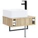 Basin de spălare montat pe perete Stejar Sonoma 50 x 41 x 39 cm - WALTI WALTI