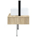 Basin de spălare montat pe perete Stejar Sonoma 50 x 41 x 39 cm - WALTI WALTI