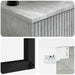 Basin de spălare montat pe perete Gri Beton 50 x 41 x 39 cm - WALTI WALTI
