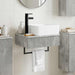 Basin de spălare montat pe perete Gri Beton 50 x 41 x 39 cm - WALTI WALTI