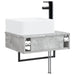Basin de spălare montat pe perete Gri Beton 50 x 41 x 39 cm - WALTI WALTI