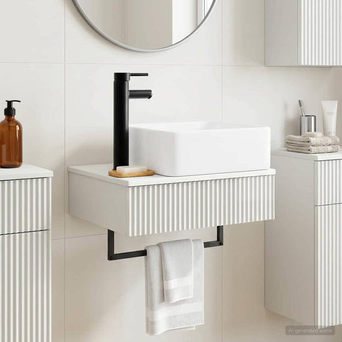 Basin de spălare montat pe perete Alb foarte lucios - WALTI WALTI
