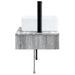 Basin de spălare montat pe perete Sonoma gri 50 x 41 x 39 cm - WALTI WALTI
