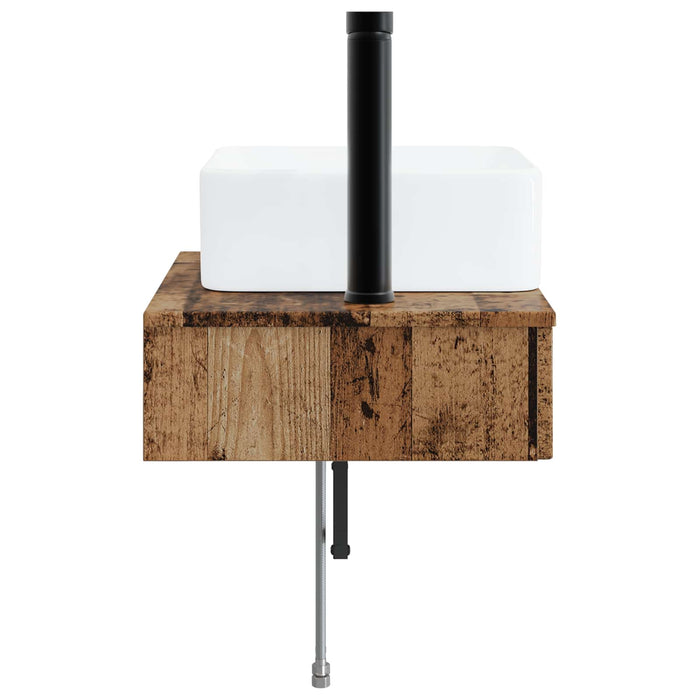 Basin de spălare montat pe perete Lemn vechi 50 x 41 x 39 cm - WALTI WALTI
