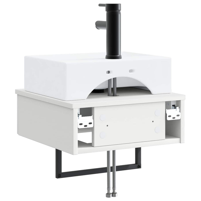 Basin de spălare montat pe perete Alb 40 x 41 x 39 cm - WALTI WALTI