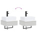 Basin de spălare montat pe perete Alb 40 x 41 x 39 cm - WALTI WALTI