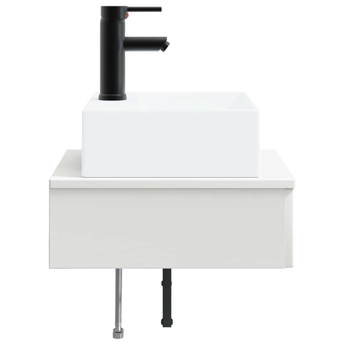 Basin de spălare montat pe perete Alb 40 x 41 x 39 cm - WALTI WALTI