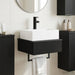 Basin de spălare montat pe perete Negru 40 x 41 x 39 cm - WALTI WALTI