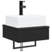 Basin de spălare montat pe perete Negru 40 x 41 x 39 cm - WALTI WALTI