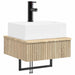 Basin de spălare montat pe perete Stejar Sonoma 40 x 41 x 39 cm - WALTI WALTI