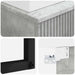 Basin de spălare montat pe perete Gri Beton 40 x 41 x 39 cm - WALTI WALTI