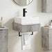 Basin de spălare montat pe perete Gri Beton 40 x 41 x 39 cm - WALTI WALTI