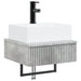 Basin de spălare montat pe perete Gri Beton 40 x 41 x 39 cm - WALTI WALTI