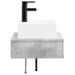 Basin de spălare montat pe perete Gri Beton 40 x 41 x 39 cm - WALTI WALTI