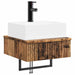 Basin de spălare montat pe perete Lemn vechi 40 x 41 x 39 cm - WALTI WALTI