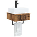 Basin de spălare montat pe perete Lemn vechi 40 x 41 x 39 cm - WALTI WALTI