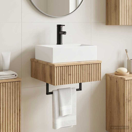 Basin de spălare montat pe perete Stejar Artizanal - WALTI WALTI