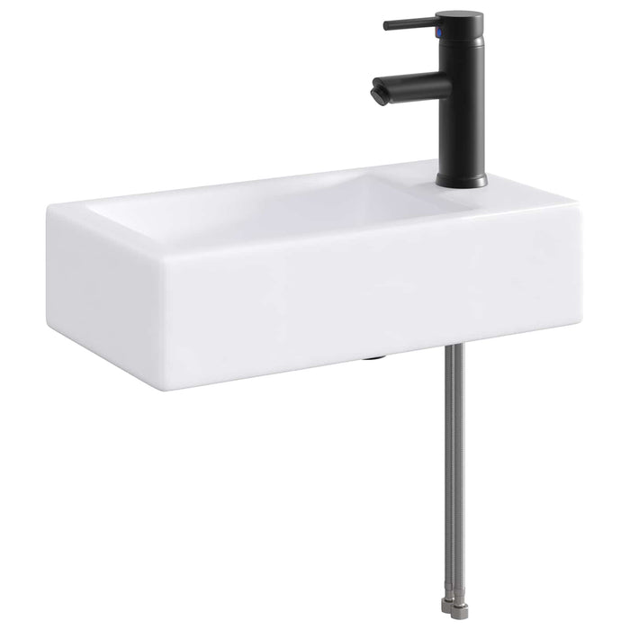 Chiuvetă de baie Negru mat 45,5 x 25,5 x 13 cm Metal WALTI