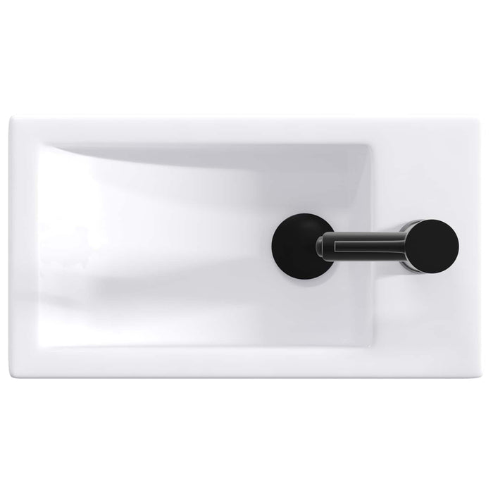 Chiuvetă de baie Negru mat 45,5 x 25,5 x 13 cm Metal WALTI
