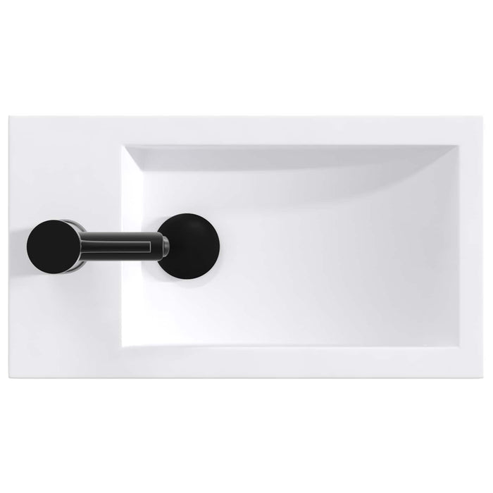 Chiuvetă de baie Negru mat 45,5 x 25,5 x 13 cm Metal - WALTI WALTI