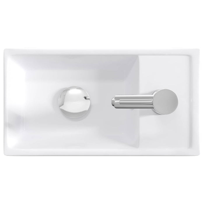 Chiuvetă de baie Crom 40,5 x 22,5 x 11,5 cm Metal - WALTI WALTI