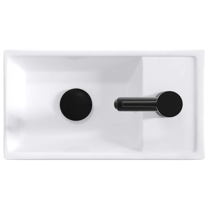 Chiuvetă de baie Negru mat 40,5 x 22,5 x 11,5 cm Metal - WALTI WALTI
