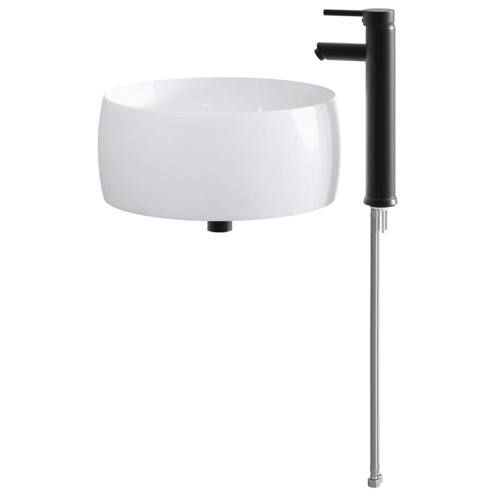 Chiuvetă de baie Negru mat 38,5 x 38,5 x 16 cm Metal - WALTI WALTI