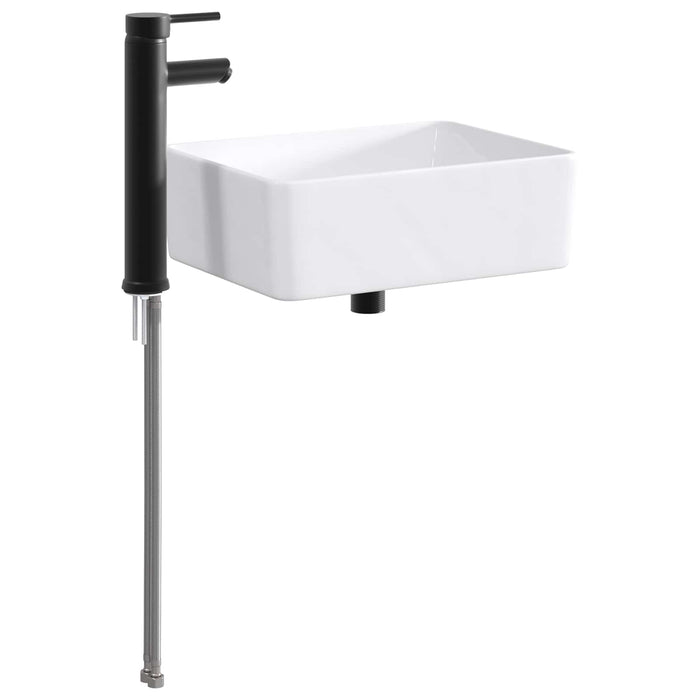 Chiuvetă de baie Negru mat 40,5 x 30,5 x 13 cm Metal - WALTI WALTI